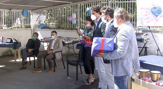 Donazione al centro per l’autismo Blunauti di Qualiano